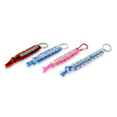 Schlüsselanhänger Taschenbaumler mit personalisierbarem Text(max 20 Zeichen), wählbarem Aufhänger und wählbaren Farben