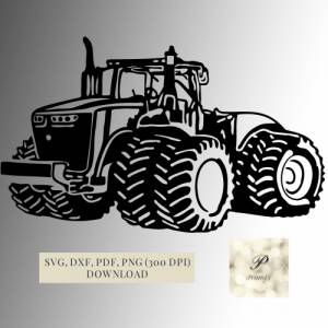 Plotterdatei Traktor SVG Datei für Cricut, Traktor Bauernhof Design  Digital Download für  Bastel- und Plotterprojekte