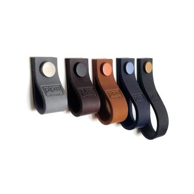 Super softe Ledergriffe aus Fett -Leder in vielen bunten Farben, handegmachte Möbelgriffe, Kommodengriffe