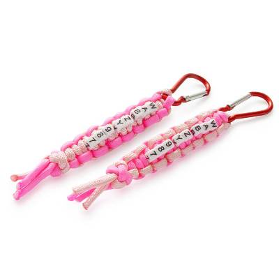 Schlüsselanhänger Taschenbaumler mit personalisierbarem Text(max 10 Zeichen), wählbarem Aufhänger und wählbaren Farben