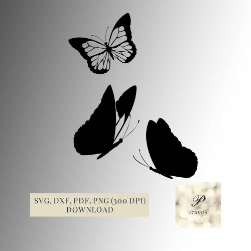 Plotterdatei Schmetterlinge für Plotter | SVG Schneidedateien für Cricut Download | Silhouette Designs Plotter Geschenke