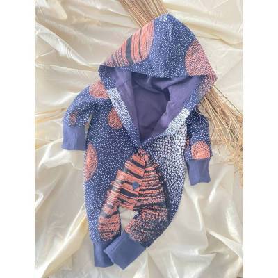 Overall African Waxprint mit Planeten