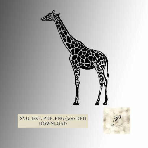 Plotterdatei Giraffe SVG Datei für Cricut, Giraffe Design  Digital Download