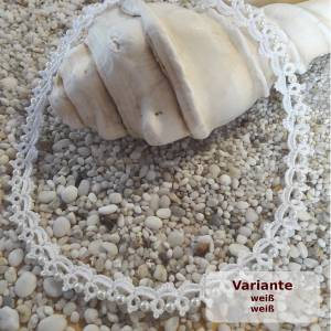 Kette Victoria Glaswachsperlen Textilschmuck klassisch elegant verspielt