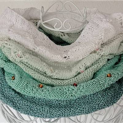 Strickanleitung Märchen-Loop "... dann leben sie noch heute"