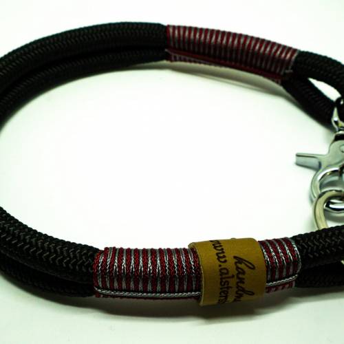 Hundehalsband Tauhalsband "Störtebeker" handgemacht hochwertige Materialien passende Leinen