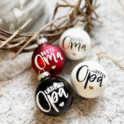 Weihnachtskugel personalisiert / Christmas / Tannenbaumkugel / Christbaumschmuck / X-MAX / Kugel / Baum