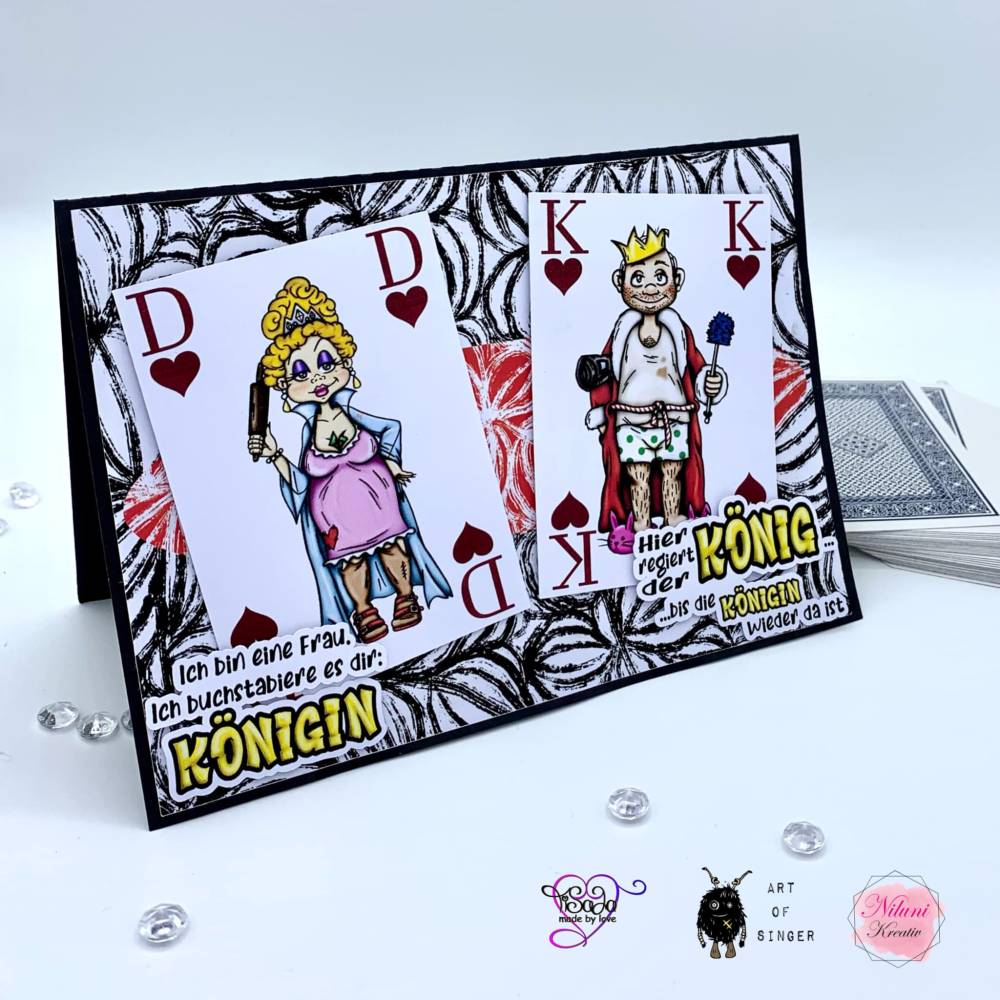 Digistamp "König Karl"  PNG inkl. Sayings und Digipapier Bild 5