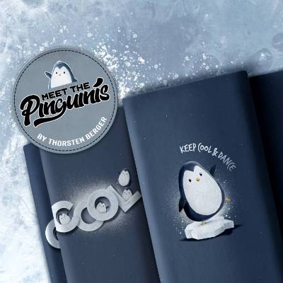 Sommersweat Panel Pinguini by Thorsten Berger - Keep Cool & Dance