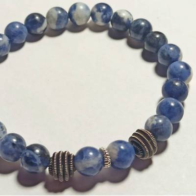 Herrenarmband Sodalith Edelsteinarmband