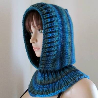 Balaclava, Kapuzenmütze, Kapuze, Mütze, leicht und warm, mit tollem Farbverlauf, unisex