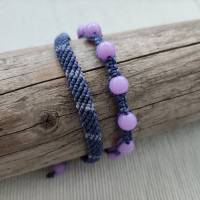 Makramee Armband 2in1