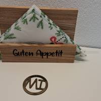 Servierten Halter aus Eiche Klötzchen Holz