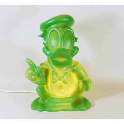 70er Jahre Donald Duck Tischleuchte Heico 37 cm Made in Germany Nachtlicht Disney Comic Pop art Figur Party Kinder