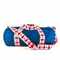 Kindertasche blau + Pinguine, Sporttasche, Schultertasche, Duffle Bag