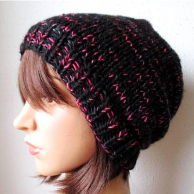 Leichte Beanie aus flauschiger Wolle mit Mohair, Mütze, Strickmütze