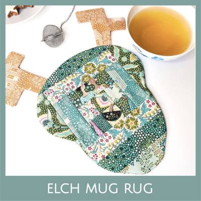 Elch Mug Rug, Untersetzer für Tee und Snacks
