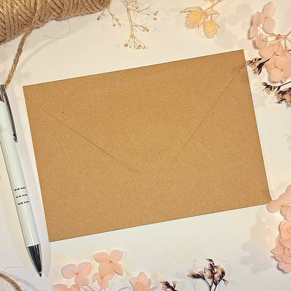 Minimalistische Dankeschön Klappkarte mit Umschlag – Stilvoll Danke sagen Bild 3