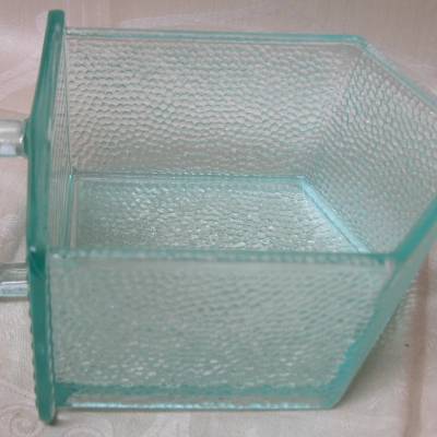 1 große Glasschütte aus einem Küchenschrank der 30er Jahre