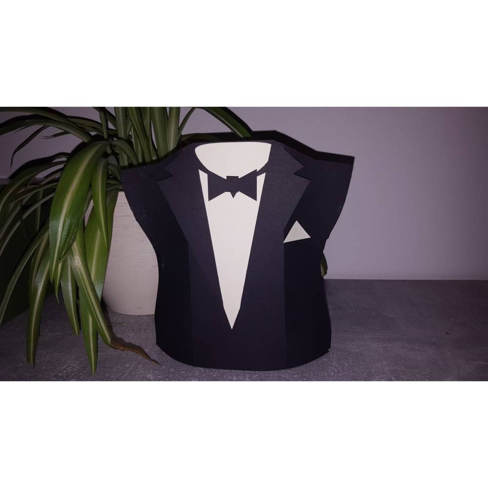 Plotterdatei Sakko Pillowtasche für die Hochzeit Bild 7