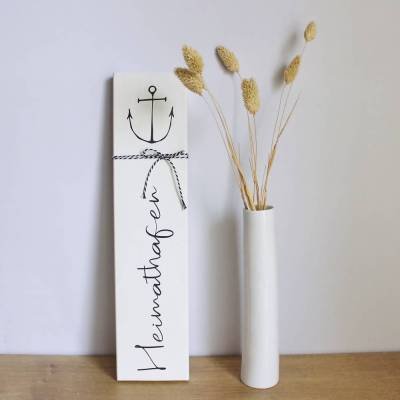 Holzschild "Heimathafen" aus der Manufaktur Karla