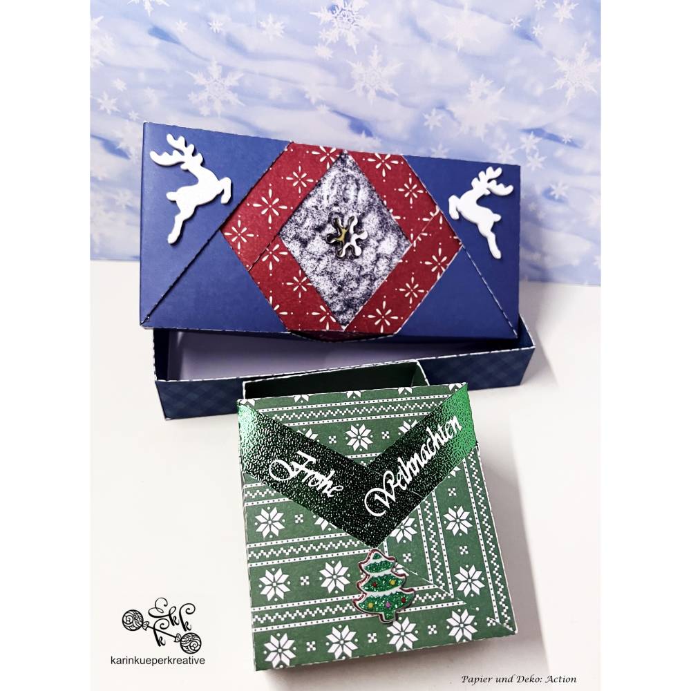 Plotterdatei Geschenkbox mit Flügel Optik Bild 3