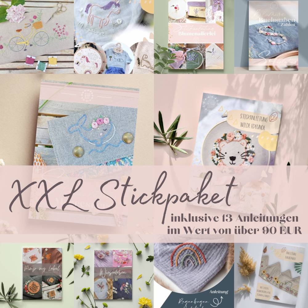 XXL Stickpaket mit 13 Dateien Bild 1