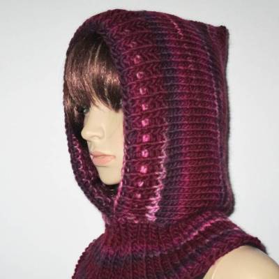 Balaclava, Kapuzenmütze, Kapuze, Mütze, leicht und warm, mit tollem Farbverlauf, unisex