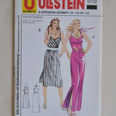 Vintage-Schnittmuster Ullstein 9102 Kleid mit Taillennaht