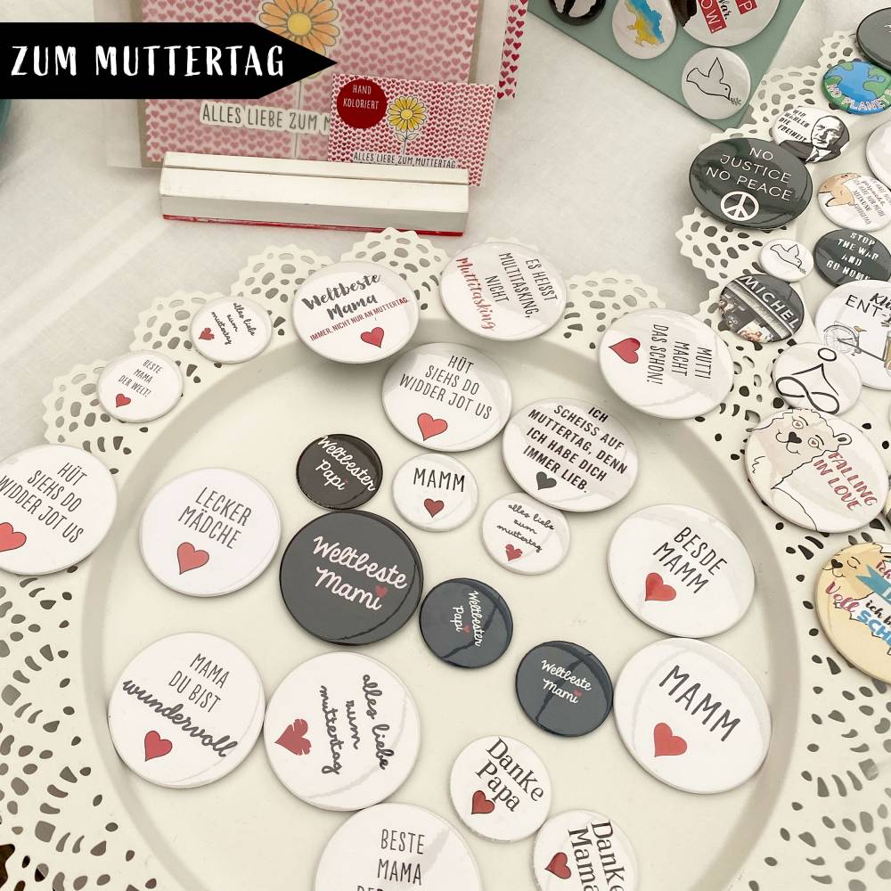 Weltbeste Mami Button in 3 Größen nach Wahl Bild 5