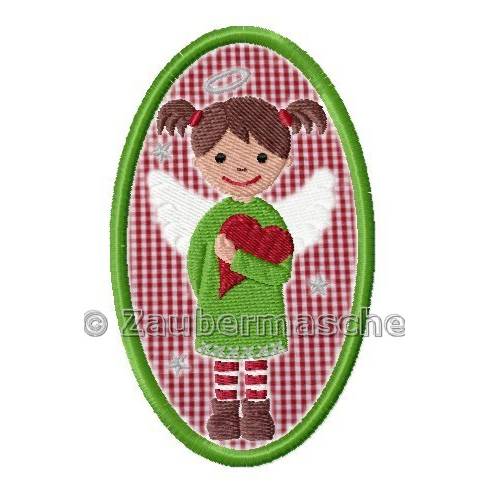 Stick-Aufnäher " Schutzengelchen Lieschen" Bild 1