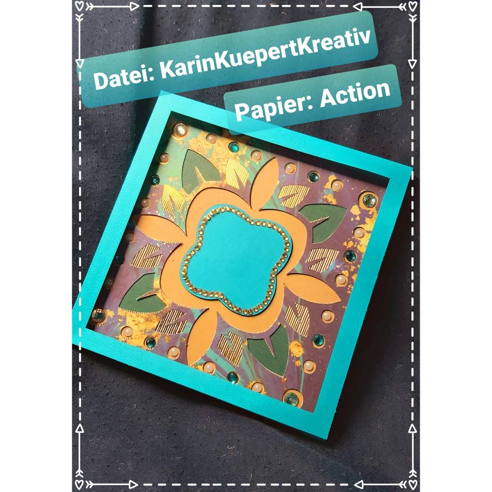 Plotterdatei Mehrlagige Motivkarte mit Umschlag Bild 2