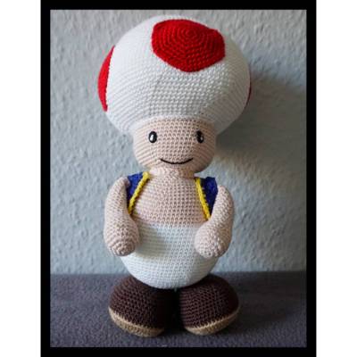 Häkelanleitung Amigurumi Pilz Toad