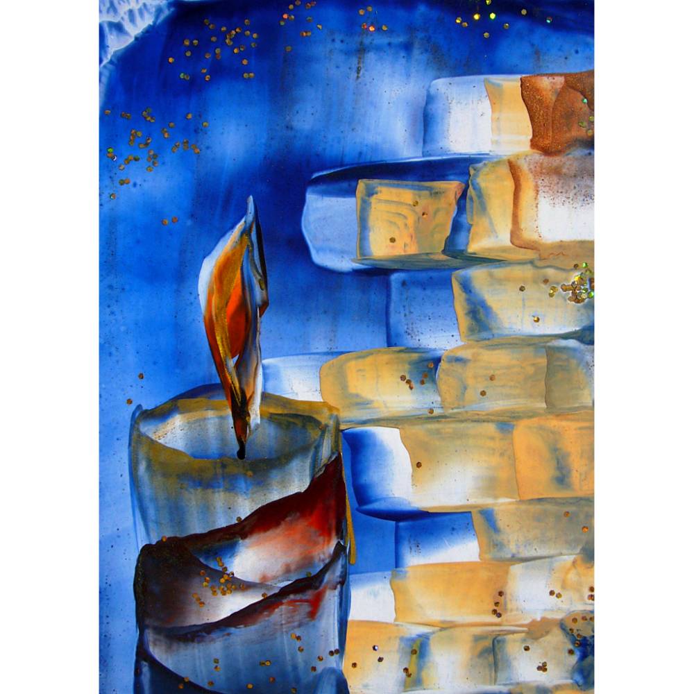Klebefolie - Malerei • "Vorweihnachtliche Stimmung" • Fensterschmuck Design  Ulrike Kröll Bild 1
