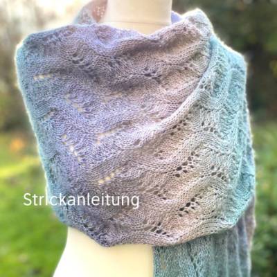 Strickanleitung Lizas Tuch Gentle Waves
