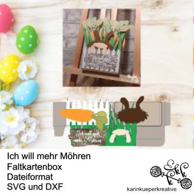 Plotterdatei Ich will mehr Möhren Falkartenbox