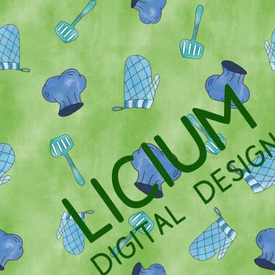 Endlosmuster für Stoffe - Patterndesign - Nahtlosmuster -digitale Datei -Kochmütze, Wender und Handschuh- Farbe 008  png