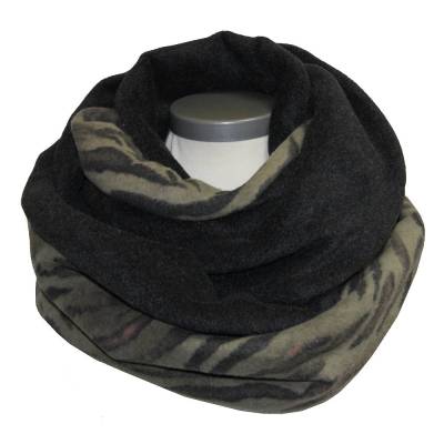 Loopschal Winter Damen – Fleece & Baumwoll-Jersey, kuschelig & warm von la miscela