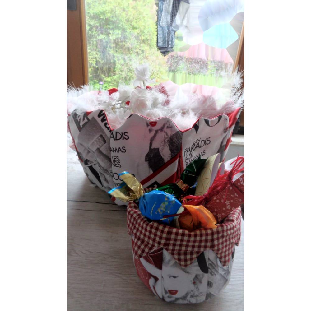 Schnittmuster "Körbchen 8 Eck" Utensilo Körbchen in mehreren Größen & Designs Bild 1