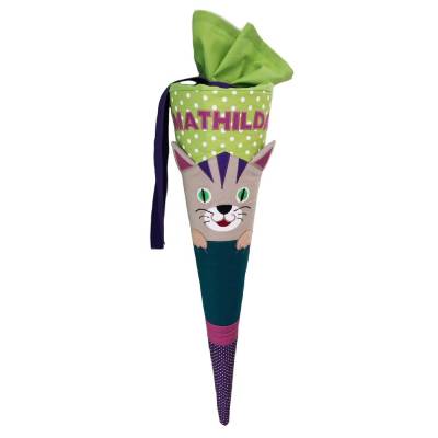 Schultüte Zuckertüte Katze für Mädchen