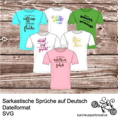 Plotterdatei Sarkastische Sprüche auf Deutsch