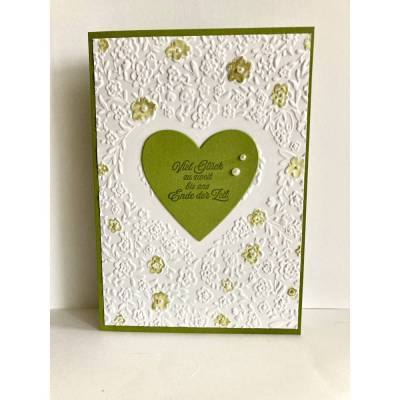 ♡ Hochzeitskarte♡ Glückwunschkarte ♡ Petersilienhochzeit ♡ Handarbeit