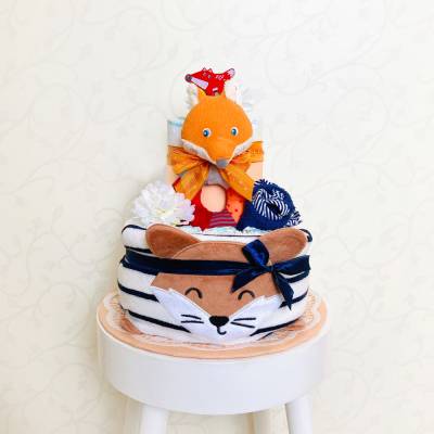 Windeltorte Fuchs zur Geburt