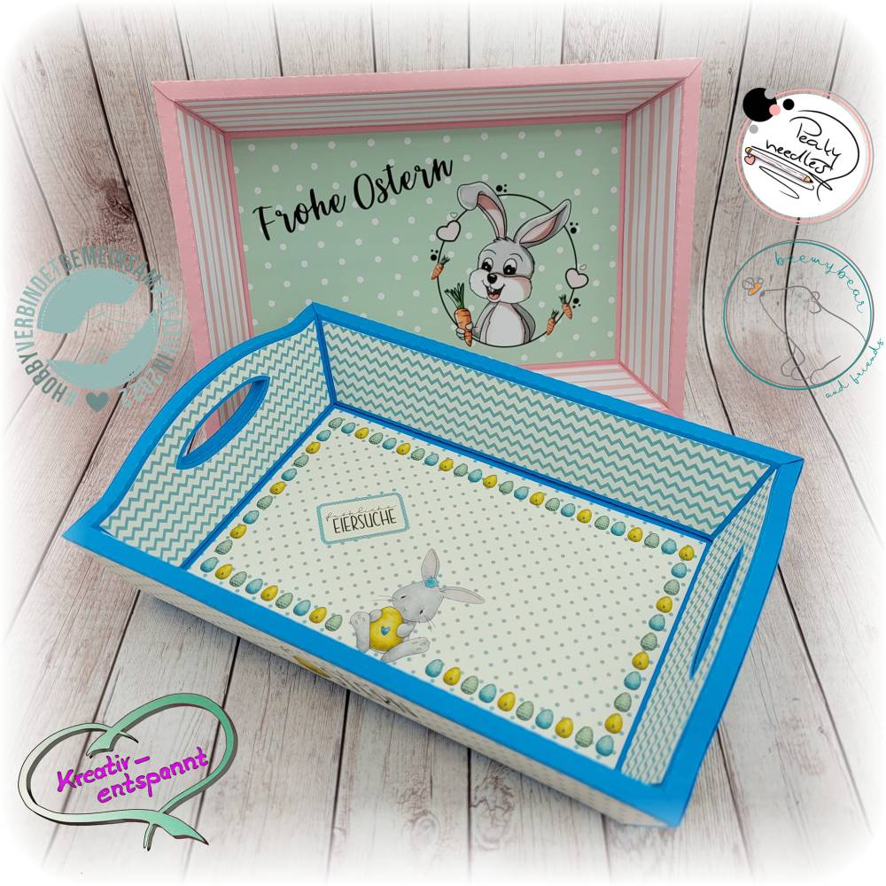 Plotterdatei Romantic Tablett Set Bild 5