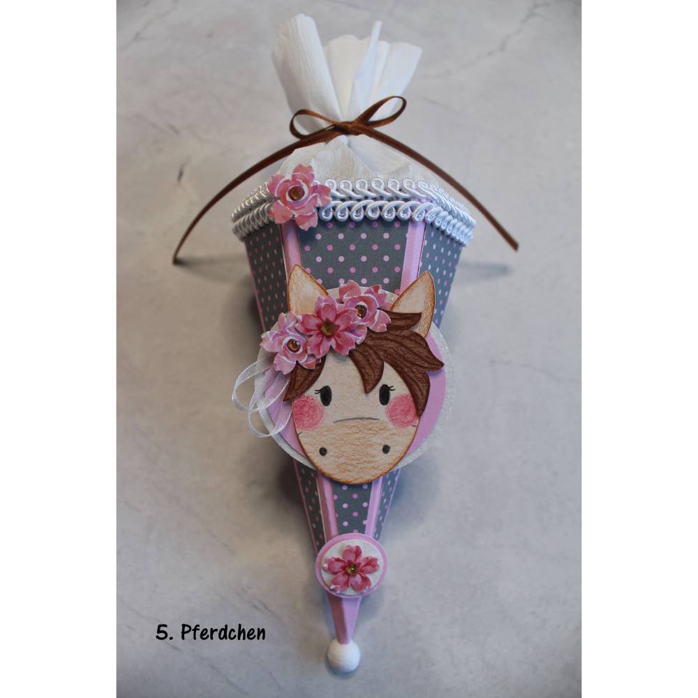 Mini-Schultüte „Motivauswahl für Mädchen", Geschenkverpackung Bild 7