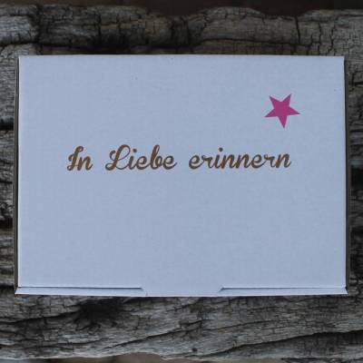 Trauer-und Erinnerungsbox In Liebe erinnern