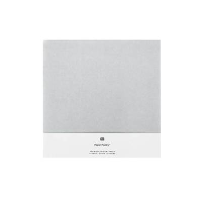 Faltpapier Origami weiß silber