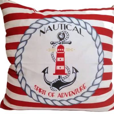 Kissenhülle Anker 50x50cm – Maritimes Strandfeeling für Dein Zuhause