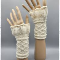 Strickanleitung Märchen-Handstulpen "Prinzessin auf der Erbse"
