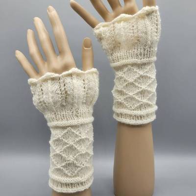 Strickanleitung Märchen-Handstulpen "Prinzessin auf der Erbse"